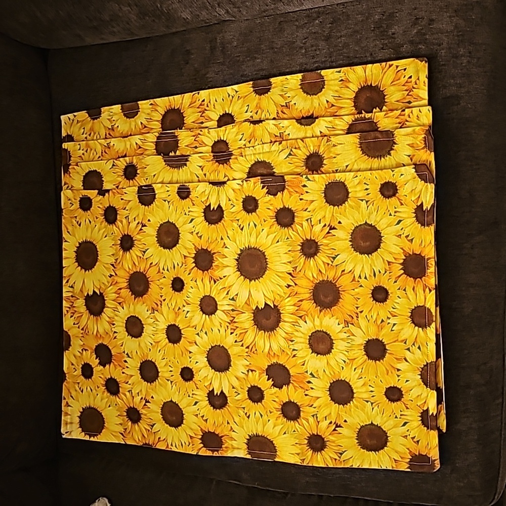 Sunflower Placemats - Bundle of Four